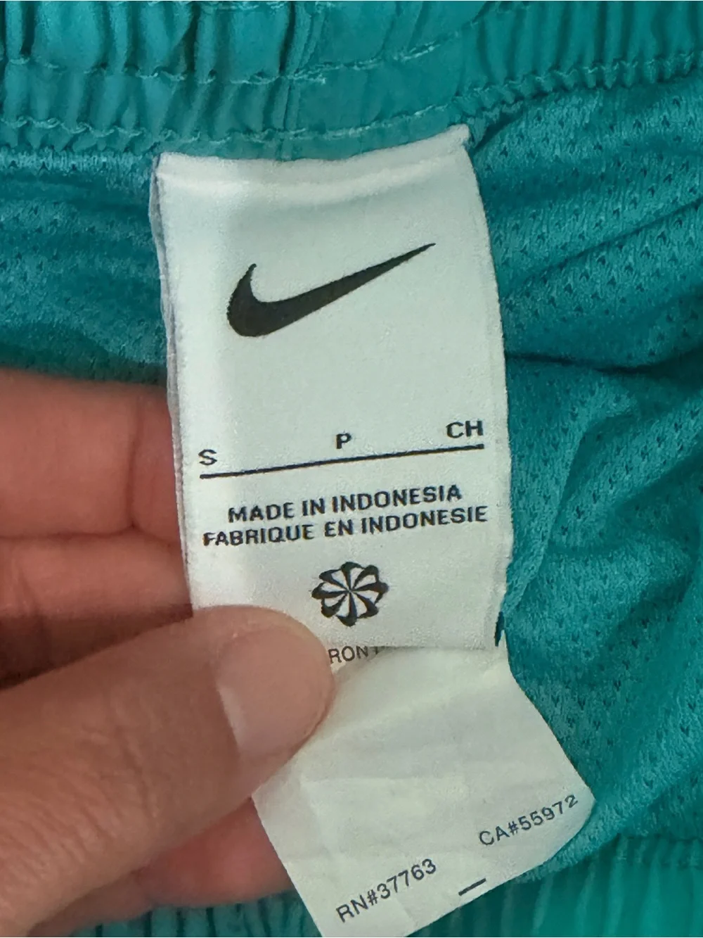 Nike Men’s Aqua Blue Swim Trunks